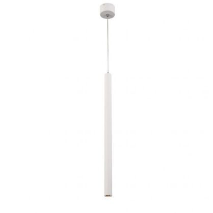 Lampa wisząca SCOP 012 ELKIM Minimalistyczna tuba czarna biała wysokość 50 cm LED 3000K / 4000K 