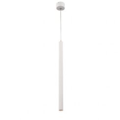 Lampa wisząca SCOP 012 ELKIM Minimalistyczna tuba czarna biała wysokość 50 cm LED 3000K / 4000K 