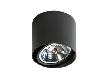 Plafon Alix czarny 12V AZzardo GM4110 BK czarny techniczny tuba AZ1357