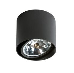 Plafon Alix czarny 12V AZzardo GM4110 BK czarny techniczny tuba AZ1357