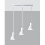Lampa wisząca TALEJA SL.0984 SOLLUX LIGHTING 3 białe stożki E27 - 6