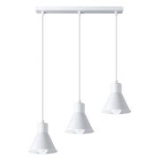 Lampa wisząca TALEJA SL.0984 SOLLUX LIGHTING 3 białe stożki E27