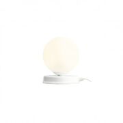 Lampa stołowa BALL SMALL WHITE mleczna kula biały wariant ALDEX 1076B_S  