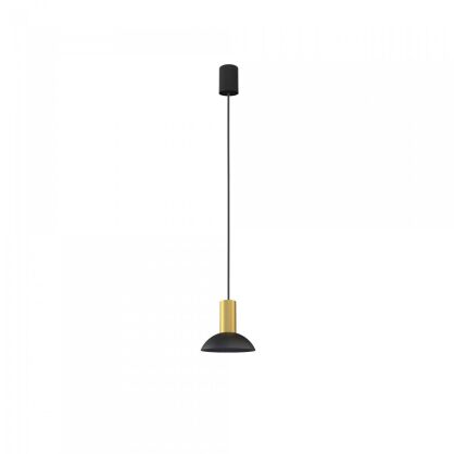 Lampa wisząca Hermanos GU10 czarno/mosiężna 8194