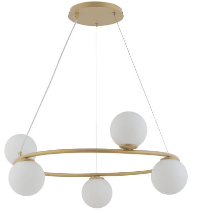 LAMPA WISZĄCA GAMA 33381 SIGMA modernistyczna złota 