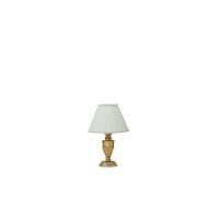 Lampa stołowa Dora TL1 SMALL Ideal Lux  020853 korpus wykonany z żywicy z ręcznie modelowanymi metalowymi ramionami dekoracje w kolorze antycznego złota