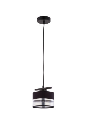 Lampa wisząca SOFIA 1 SIGMA 32167 CZARNA SREBRNA