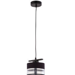 Lampa wisząca SOFIA 1 SIGMA 32167 CZARNA SREBRNA