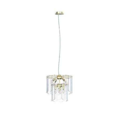 MD3523-8M-EGN NIRA LAMPA WISZĄCA ZŁOTA/GOLD ZUMALINE