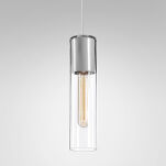 Lampa wisząca MODERN GLASS Tube TP E27 Aquaform  klosz ze szkła różne kolory wykończenia metalu - 4