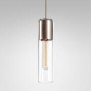 Lampa wisząca MODERN GLASS Tube TP E27 Aquaform  klosz ze szkła różne kolory wykończenia metalu
