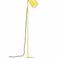 Lampa podłogowa LEKTOR żółta KING HOME XCF7393
