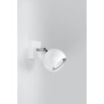 Kinkiet OCULARE Biały  SOLLUX  Lampa Ścienna NOWOCZESNY stal  SL.0437 metalowa lampa  SOLLUX LIGHTING - 2
