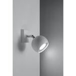 Kinkiet OCULARE Biały  SOLLUX  Lampa Ścienna NOWOCZESNY stal  SL.0437 metalowa lampa  SOLLUX LIGHTING - 3