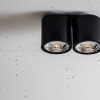 Oprawa natynkowa Nex 2 NT 50W Labra 3.0406  tuba techniczna podwójna ruchome oczka QR111 różne kolory wykończenia