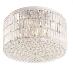 Plafon PUCCINI C0129 MAXlight OKAZAŁY o średnicy 80 cm EFEKTOWNY ozdobiony kryształkami 