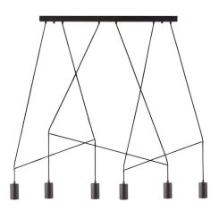 Lampa wisząca IMBRIA VI 9675 Nowodvorski CZARNA nowoczesna