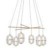 Lampa wisząca Alani PND-34375-6-HBR Italux - 2