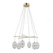 Lampa wisząca Alani PND-34375-6-HBR Italux