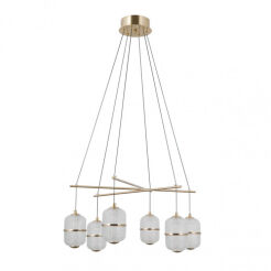 Lampa wisząca Alani PND-34375-6-HBR Italux