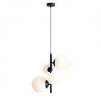 Lampa wisząca BLOOM 4 BLACK czarna 4 kule ALDEX 1091L1