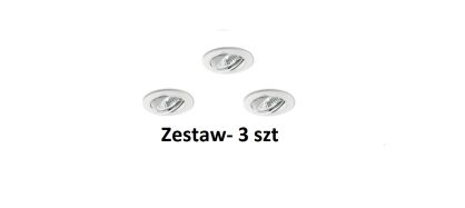 Lampa wpuszczana  SWING FI1 BIAŁY Ideal Lux 083179   okrągła aluminiowa ramka kolor biały  wymaga wbudowania w ścianę zestaw 3 szt