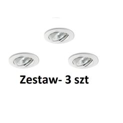 Lampa wpuszczana  SWING FI1 BIAŁY Ideal Lux 083179   okrągła aluminiowa ramka kolor biały  wymaga wbudowania w ścianę zestaw 3 szt