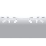 PLAFON RING 6L biały SOLLUX Lampa Ścienna NOWOCZESNY stal SL.0333 metalowa lampa SOLLUX LIGHTING tuby - 4