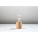 LAMPA STOŁWA  SALGADO LAMPA BIURKOWA NATURALNE DREWNO MINIMALISTYCZNA W STYLU SKANDYNAWSKIM SL.0674 SOLLUX - 2