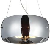 Lampa wisząca Cosmo chrom AZzardo 2901-3PA AZ0845 wykonana jest z metalu oraz szkła o wykończeniu chromowanym - 3