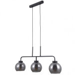Lampa wisząca POGGI PND-28028-3  Italux Nowoczesna dymione klosze - 2