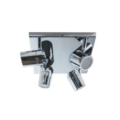 Listwa sufitowa NOEMIE 4 SQUARE AZzardo AZ2557 ŁAZIENKOWA CHROM IP44 TUBY