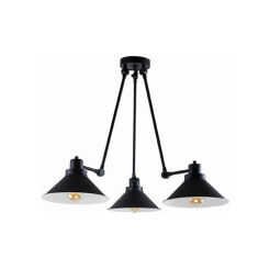 Lampa wisząca TECHNO czarna Nowodvorski 9142  