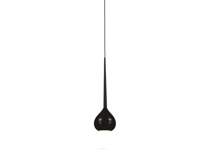 Lampa wisząca Aga 1 azzardo AZ1061 nowoczesny opływowy kształt czarna