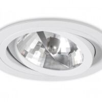 Lampa sufitowa wpuszczana Puro Bianco Orlicki Okrągła biała techniczna