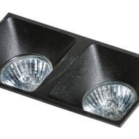 Lampa sufitowa wpuszczana nowoczesna czarna PIO 2 AZ1720