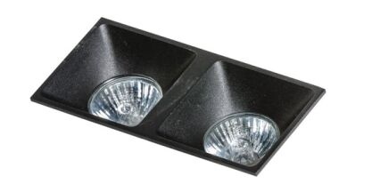 Lampa sufitowa wpuszczana nowoczesna czarna PIO 2 AZ1720