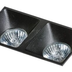Lampa sufitowa wpuszczana nowoczesna czarna PIO 2 AZ1720