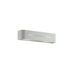Kinkiet Posta AP2 BIANCO Ideal Lux  051963 posiada metalową oprawę w kolorze białym