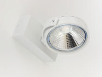 LAMPA SCIENNA -KINKIET LED AR111 BIAŁY RAF - ZESTAW - 2