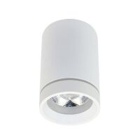 Lampa sufitowa techniczna Plafon BILL 10W AZ3375 AZzardo okrągła oprawa w kolorze białym tuba