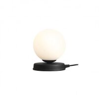 Lampa stołowa BALL SMALL black mleczna kula czarny wariant ALDEX 1076B1_S  