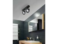Reflektor Jerry 2 12V LED AZzardo GM4205 BK AZ1368 podwójny regulowane  - 2