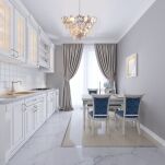 Lampa wisząca DIANA chrom MILAGRO ML5985  - 2