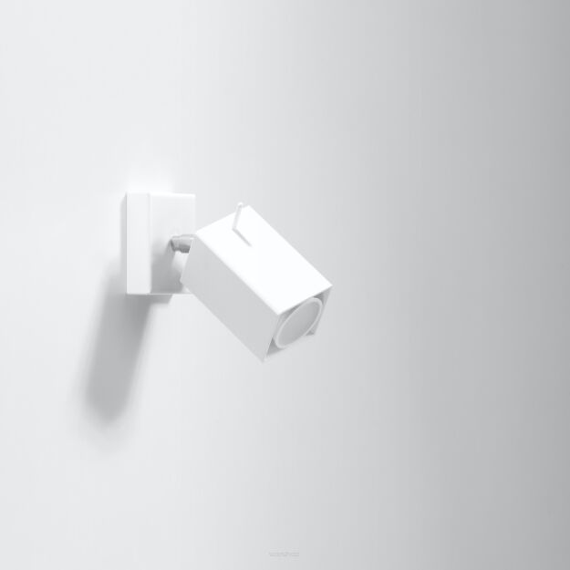 Regulowana Lampa Ścienna Kinkiet MERIDA biały SL.0095 SOLLUX LIGHTING nowoczesny klosze prostokąty