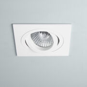 Lampa sufitowa wpuszczana  Taro Adjustable 230V 5642 kwadrat biała techniczna 1240016