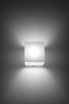 Lampa Ścienna Szklana Tuba Kinkiet rico Biały SL.0212 Nowoczesna klosz z białego szkła - 2