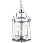 Lampa wisząca New York P03427CH COSMO Light kształtem przypomina latarnię wykonana w stylu nowojorskim