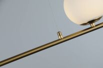 Lampa wisząca SANTANDER AZ4419 Azzardo ZŁOTA Z BIAŁYMI KULAMI - 4