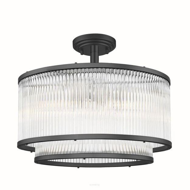 C0528-05H-P7AC SERGIO LAMPA SUFITOWA CZARNA ZUMALINE